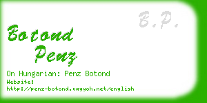 botond penz business card